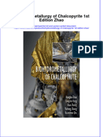 Textbook Ebook Biohydrometallurgy of Chalcopyrite 1St Edition Zhao All Chapter PDF
