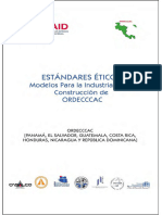 Estándares Éticos Modelos para La Industria de La Construcción de ORDECCCAC