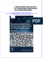 Textbook Ebook Biopolymer Based Metal Nanoparticle Chemistry For Sustainable Applications Mahmoud Nasrollahzadeh All Chapter PDF