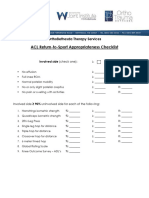 Acl Return Sport Checklist