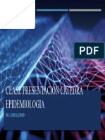 Clase Presentación Catedra Epidemiologia