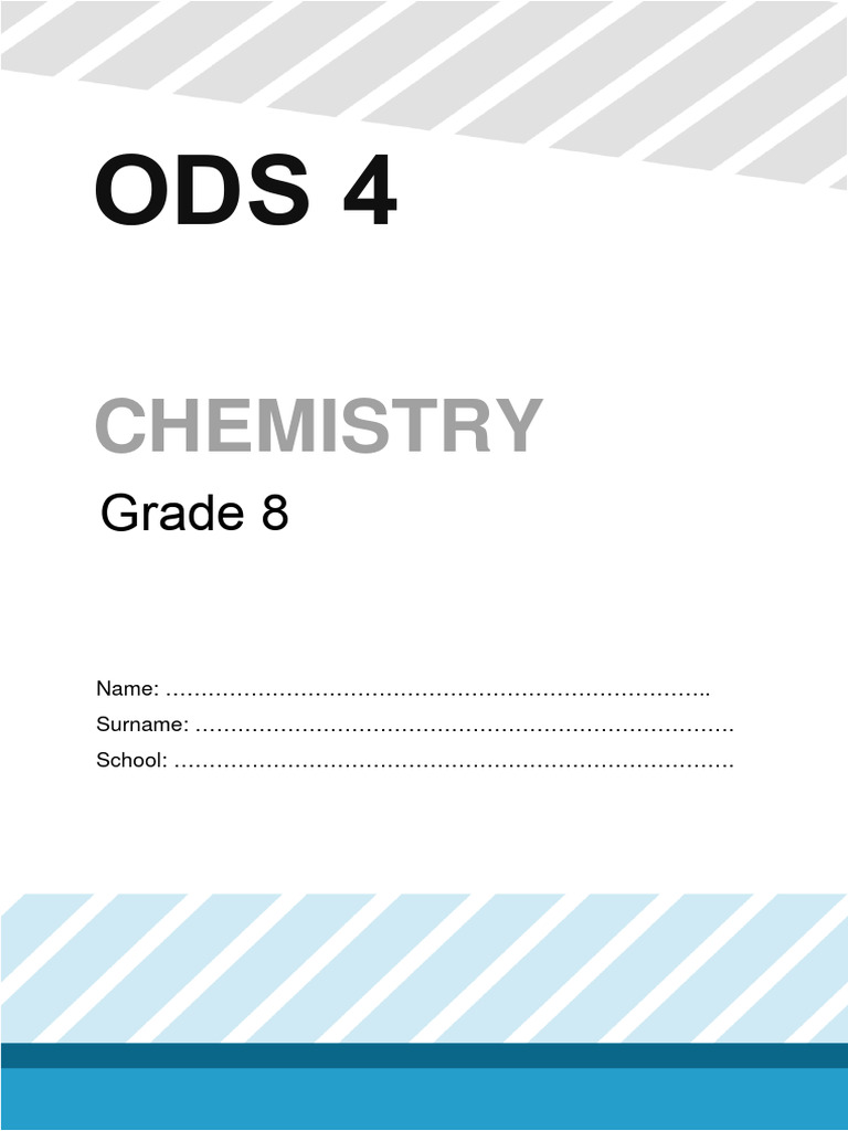 8th Grade Ods4 Chemistry Pdf Iodine Chemical Elements