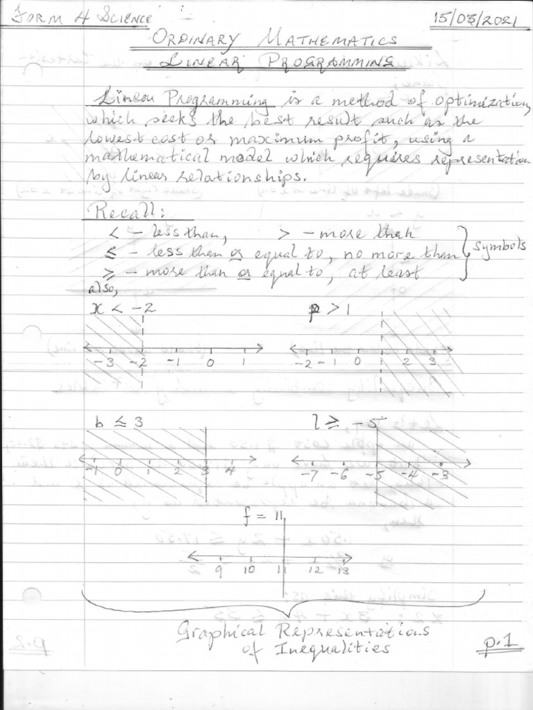 Linear Programming | PDF