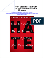 Textbook Ebook Hate Why We Should Resist It With Free Speech Not Censorship Nadine Strossen All Chapter PDF