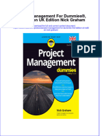 Textbook Ebook Project Management For Dummies 3Rd Edition Uk Edition Nick Graham All Chapter PDF