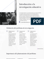 Introducción A La Investigación Educativa: by Juan Pablo Moncayo G