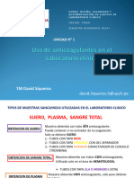 Anticoagulantes Usados en El Laboratorio