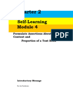 Module 4 Reading and Writing 1