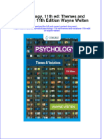 Textbook Ebook Psychology 11Th Ed Themes and Variations 11Th Edition Wayne Weiten All Chapter PDF