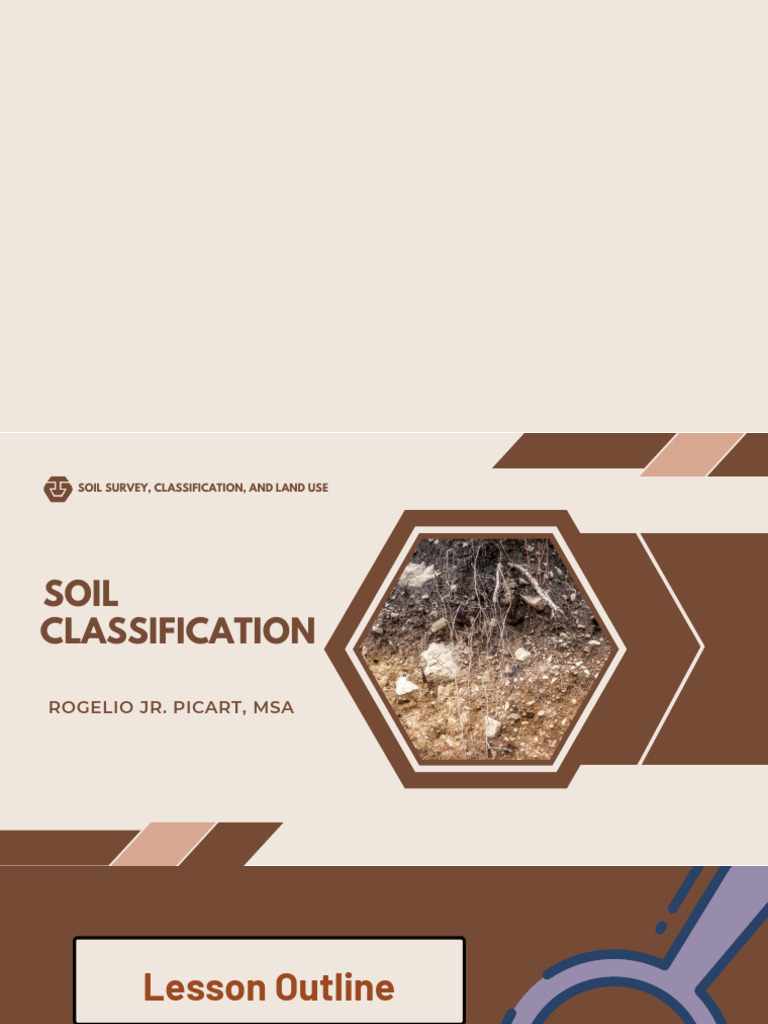 Soil Classification - Part 1 | PDF | Soil | Soil Science