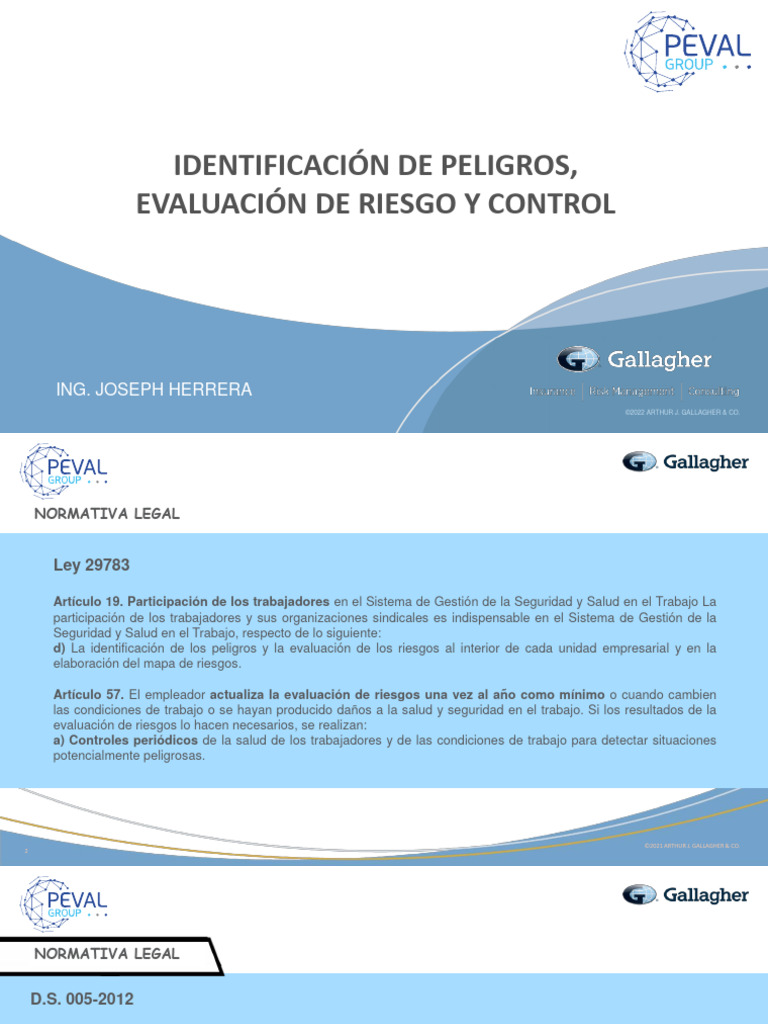 Identificación y Evaluación de Riesgos Laborales | PDF | Riesgo ...