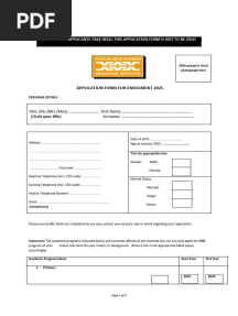 Pngei 2025 Revised Application Form For All Programs