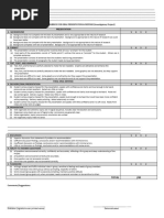 Rubrics Final Oral Defense