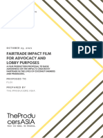 Fairtrade Impact Film For Advocacy and Lobby Purposes - The PRODUCERS ASIA PROPOSAL 10-25-2021