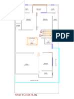 Proposed Residence For MR - Mahendra Ji - Option - 03 - First Floor Layout Plan