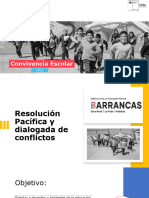 Resolución Pacífica de Conflictos MARZO 2022