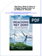 Textbook Ebook Reaching Net Zero What It Takes To Solve The Global Climate Crisis 1St Edition William D Fletcher All Chapter PDF