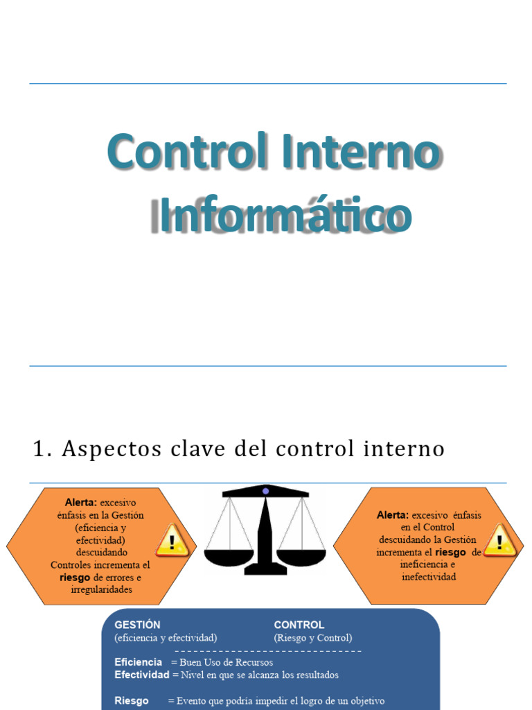 Control Interno Informatico2024-1 | PDF | La seguridad informática ...
