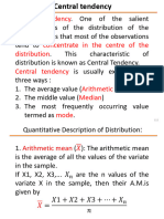 Central Tendency