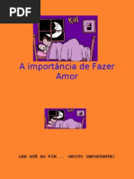 A Importância de Fazer Amor