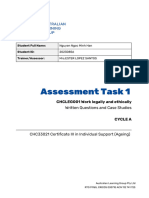 Assessment Task 1-Chcleg001-Chc33021-Cycle A-Edu Works-V1.0 2023