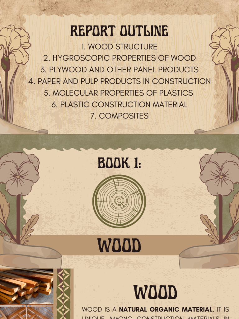 Wood and Plastic Material Properties | PDF | Wood | Thermoplastic