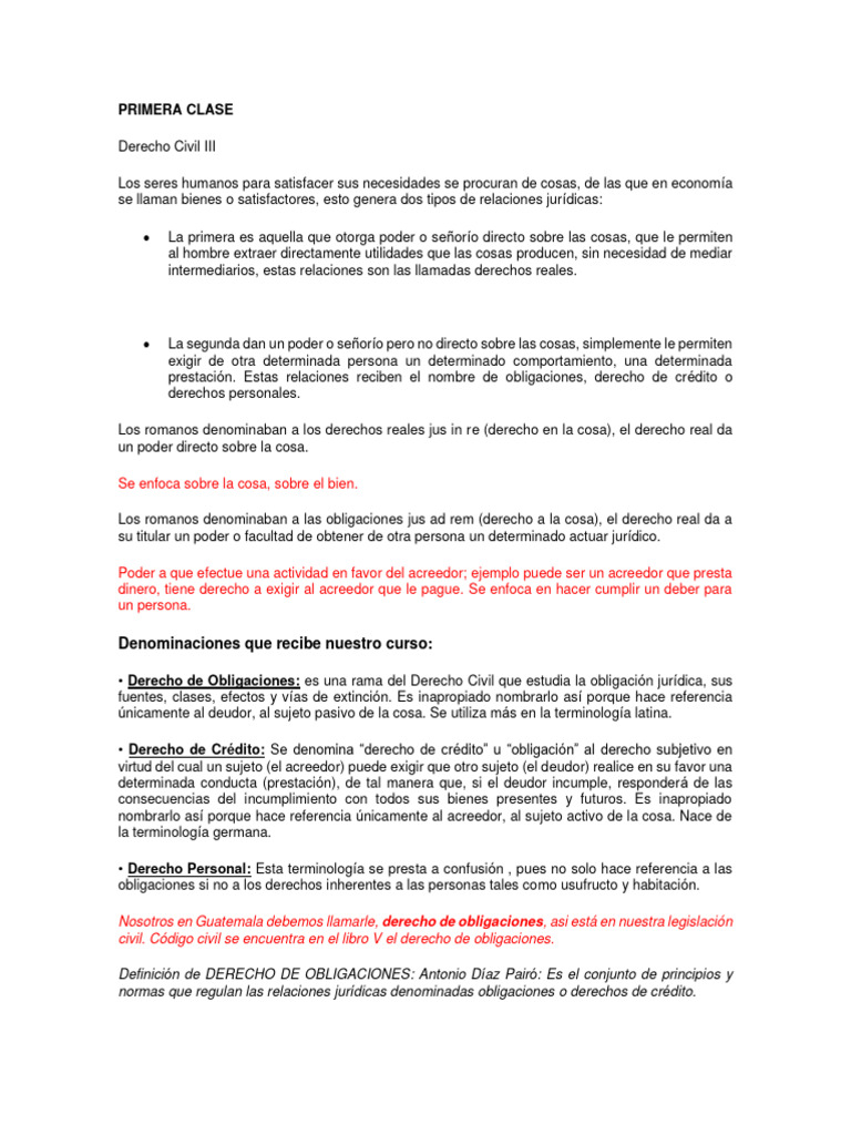 Derecho Civil III | PDF | Bienes (Ley) | Pagos