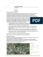 Programa de Asistencia Técnica Del Ministerio de Infraestructura de La Provincia de Buenos Aires: 25 de Mayo