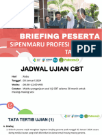 Briefing Peserta CBT Sipenmaru Profesi Dietesien 2024