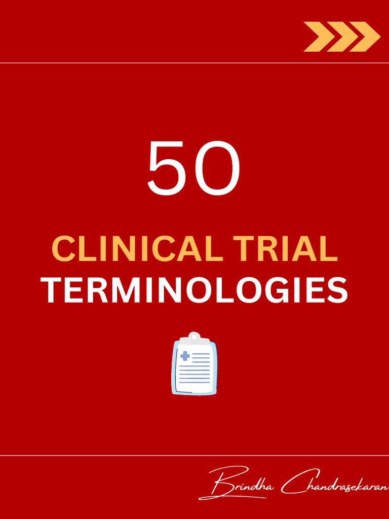 Essential Clinical Trial Terminologies | PDF | Clinical Trial | Type I ...