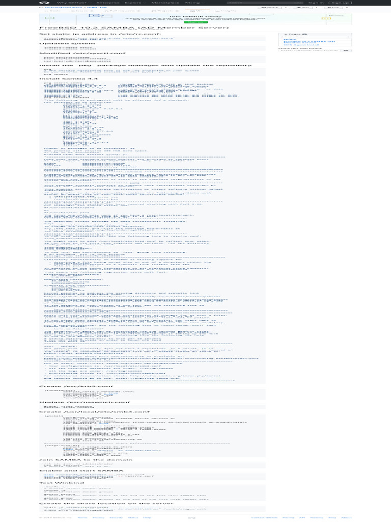 Freebsd 10 2 samba ad member server richardsonlima wiki us wiki