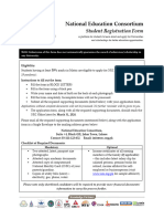 NEC Student Registration Form - Batch X Phase II