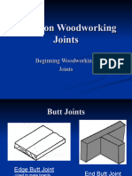Common Woodworking Joints Notes