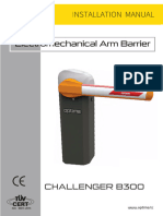 Optima Challenger B 300 Series Electromechanical Arm Barrier User Manual