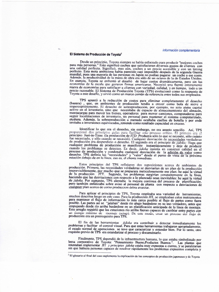 Caso Toyota Actividad Ii003 Pdf