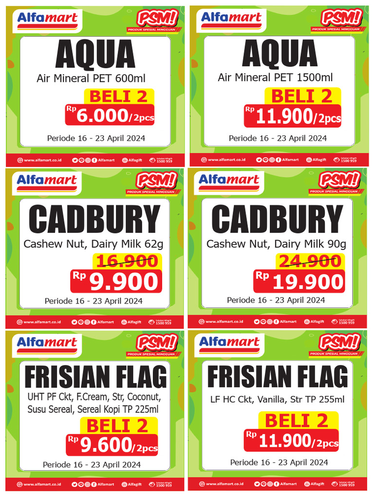 April 2024 Product Promotions List | PDF