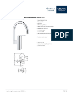 GROHE Specification Sheet 33202003