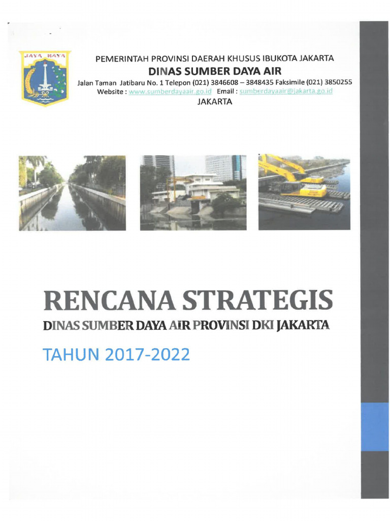 Renstra-DSDA-20172022 - 1668138187 Jakarta | PDF