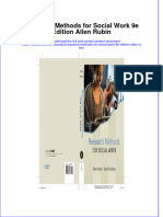 Textbook Ebook Research Methods For Social Work 9E Edition Allen Rubin All Chapter PDF