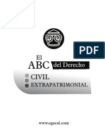 El ABC Del Derecho Extra Patrimonial