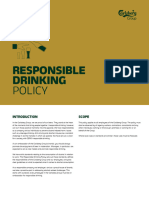 Responsible Drinking Policy - ENG - Sep 2019