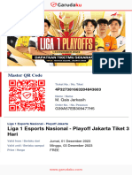 Liga 1 Esports Nasional Playoffjakarta Tiket 3 Hari