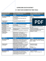 2024 GRADE 10-11 TIME TABLE Signed