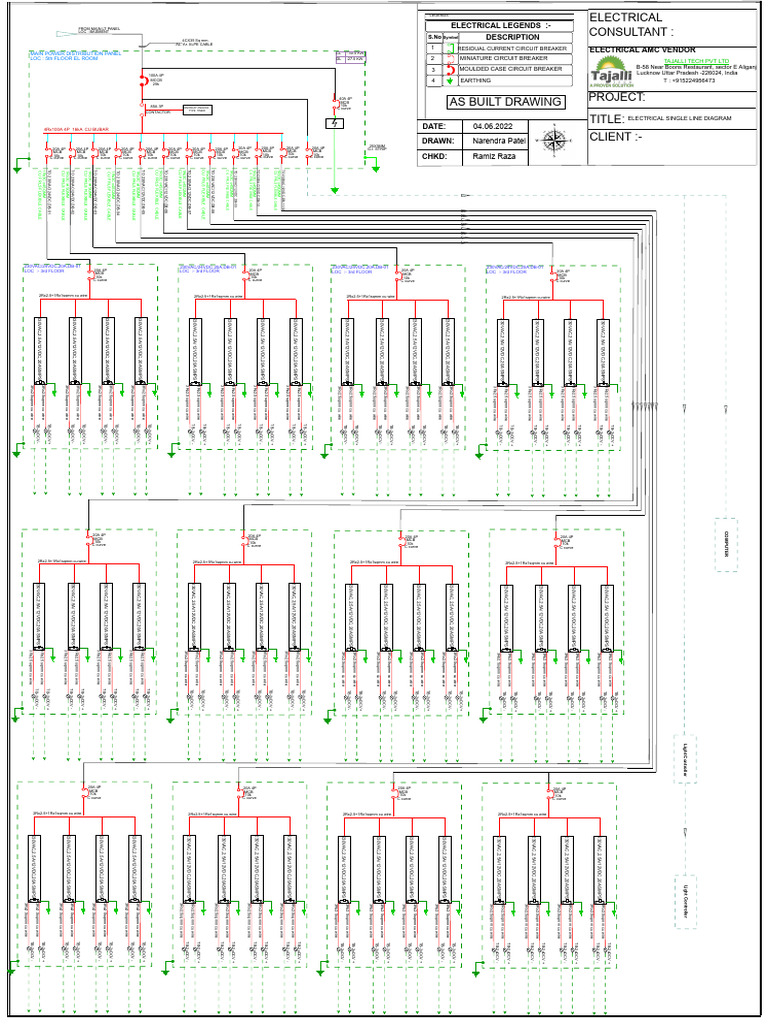 Lighting Power Control SLD - Drawio | PDF | Wire | Manufactured Goods