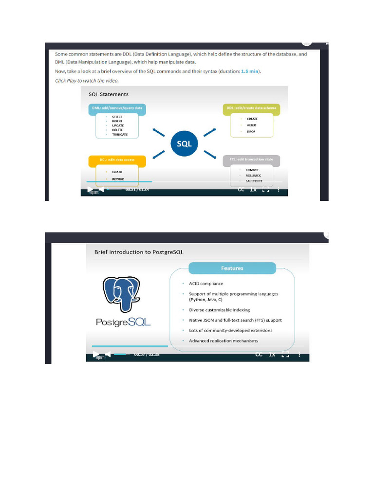 SQL Documents | PDF | Sql | Databases image.