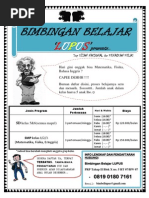 Download Brosur Bimbelbimbingan belajar LUPUS by Eggy Listya Sutigno SN72825863 doc pdf