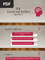 5.2 (Gravity and Satellites)