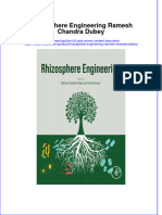 Textbook Ebook Rhizosphere Engineering Ramesh Chandra Dubey All Chapter PDF
