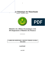 Mauritania 2016 Formulation External BudgetFramework MinFin UMACEN-SAD French