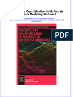 Textbook Ebook Uncertainty Quantification in Multiscale Materials Modeling Mcdowell All Chapter PDF
